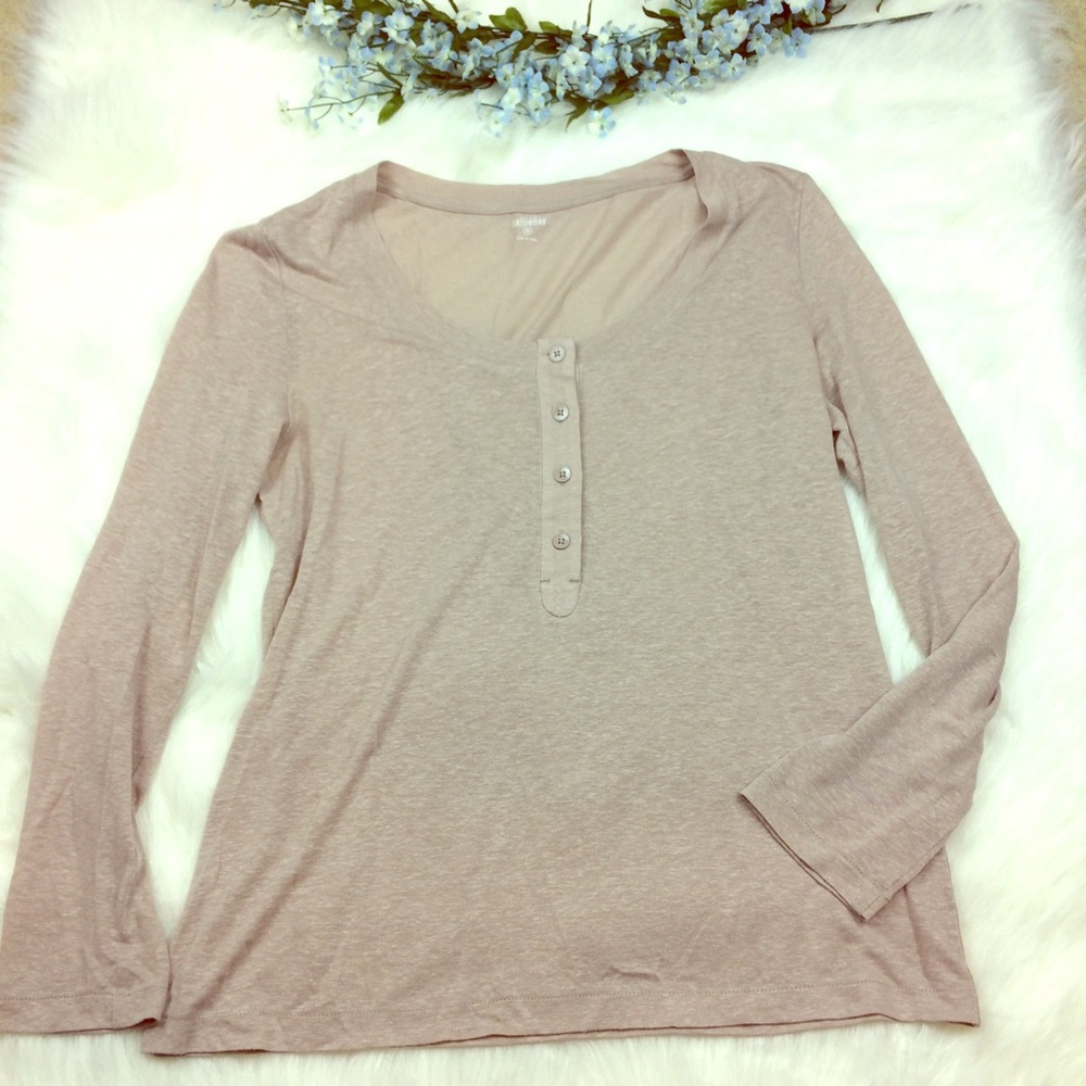 Kate Spade Saturday long sleeve top medium